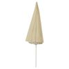 vidaXL Beach Parasol Sand Yellow 300 cm