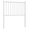 vidaXL Metal Headboard White 80 cm