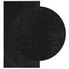 vidaXL Rug HUARTE Short Pile Soft and Washable Black 60x110 cm
