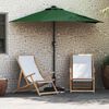 vidaXL Garden Parasol Green 294 x 150 x 223 cm Polyester and Steel