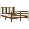 vidaXL Bed Frame without Mattress Honey Brown 140x190 cm Solid Wood