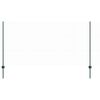 vidaXL Hexagonal Fence with Post 10 x 1.2 m PVC-Coated Steel Green