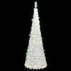 vidaXL Artificial Christmas Tree Pop-up 50 LEDs White 120 cm