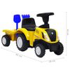 vidaXL Kids Tractor New Holland Yellow