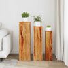 vidaXL 3 Piece Plant Stands Solid Acacia Wood Brown