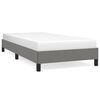 vidaXL Bed Frame without Mattress Dark Grey 90x190 cm Single Single Fabric