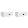 vidaXL Bedside Cabinet 2 pcs White 49 x 34.5 x 20 cm Engineered Wood