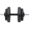 vidaXL Barbell and Dumbbell with Plates 60 kg