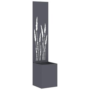 vidaXL Garden Privacy Screen Fretwork Anthracite 32 x 32 x 150 cm