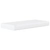 vidaXL Bed with Mattress "Dover" Light Grey Single Velvet