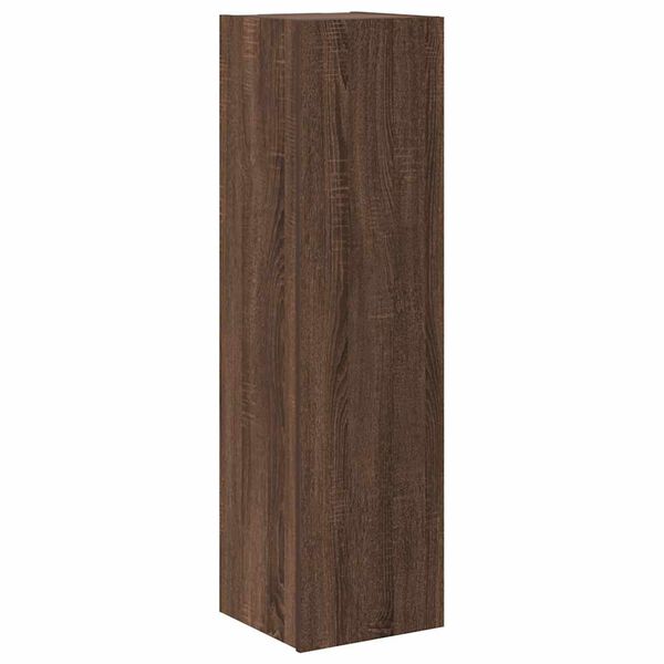 vidaXL 3 Piece TV Cabinet Set Brown Oak Engineered Wood