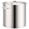 vidaXL 2 Piece Stock Pot Set 50/25 L Stainless Steel