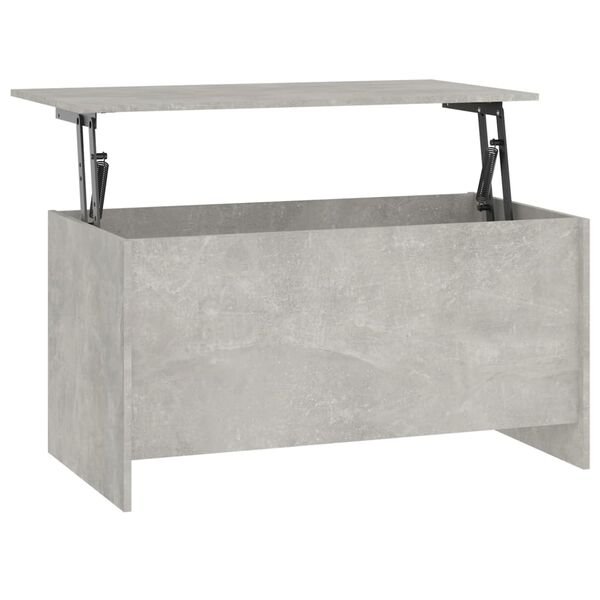 vidaXL Coffee Table Concrete Grey 102x55.5x52.5 cm Engineered Wood