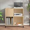 vidaXL Record Cabinet Sonoma Oak 84.5x38x89 cm Engineered Wood