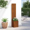 vidaXL Garden Privacy Screen Rusty 32 x 150 cm Weathering steel