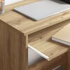 vidaXL Desk with Shelf Artisan Oak 106 x 40 x 88.5 cm Engineered Wood