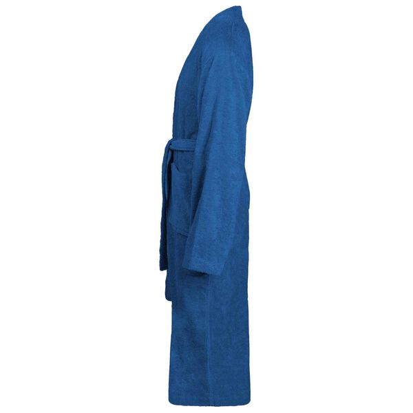 vidaXL Bathrobe KINN Blue L Cotton