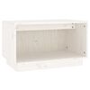 vidaXL TV Cabinet White 60x35x35 cm Solid Wood Pine