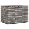 vidaXL Garden Cushion Box PE Rattan 145x100x103 cm Grey