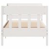 vidaXL Bed Frame without Mattress White 90x200 cm Solid Wood Pine