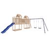 vidaXL Outdoor Playset | Pine Wood Colour with Blue