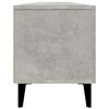 vidaXL TV Cabinet Concrete Grey 180x31.5x40 cm Engineered Wood