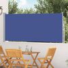 vidaXL Retractable Side Awning 120 x 300 cm Blue