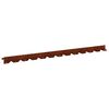 vidaXL Lawn Edging 30 pcs 102 x 4 x 4 cm Weathering Steel Rusty