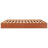 vidaXL Bed Frame without Mattress Wax Brown 150x200 cm King Size Solid Wood Pine
