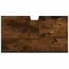 vidaXL Bathroom Sink Cabinet Smoked Oak 60x33x60 cm Engineered Wood