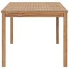 vidaXL Garden Dining Table 180x90x77 cm Solid Teak Wood