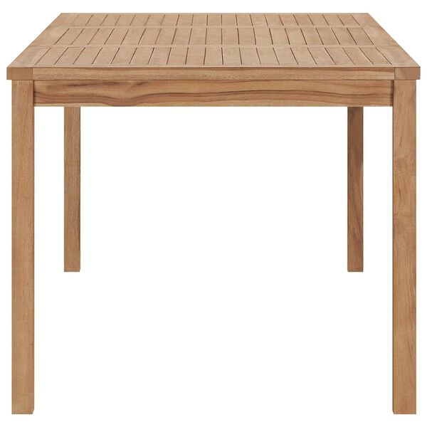 vidaXL Garden Dining Table 180x90x77 cm Solid Teak Wood