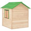 vidaXL Kids Play House Fir Wood Green