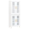 vidaXL Highboard White 69.5x34x180 cm Engineered Wood