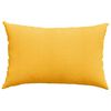 vidaXL Sofa Pillows 2 pcs Light Yellow 60 x 40 cm Corduroy Fabric