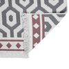 vidaXL Rug Grey 160x230 cm Cotton