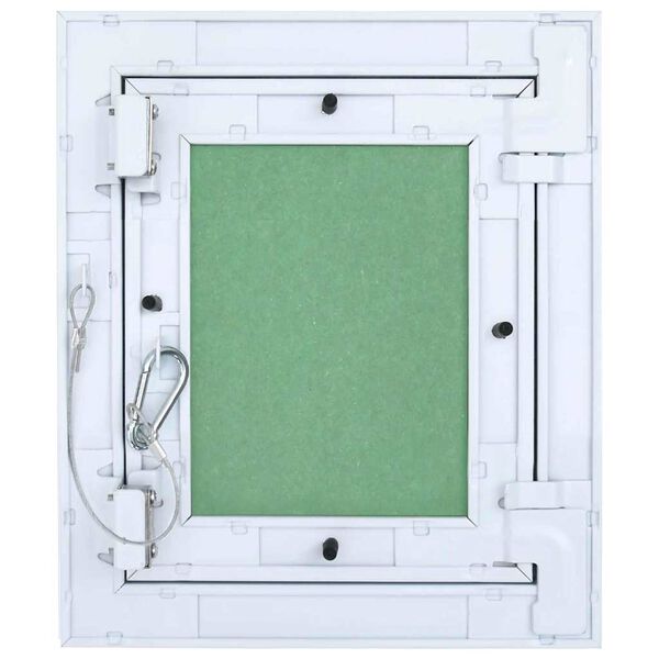 vidaXL Access Panel White 20 x 25 cm Aluminium and Plasterboard