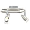 vidaXL Ceiling Spotlight Matt nickel 25 x 24 x 12 cm Steel