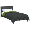 vidaXL Winter Duvet Green and Anthracite 220 x 155 cm Microfiber