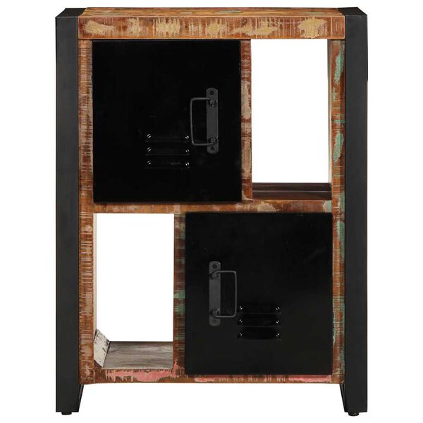 vidaXL Sideboard Multicolour 55x35x70 cm Solid Wood Reclaimed