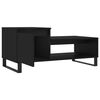 vidaXL Coffee Table Black 100x50x45 cm Engineered Wood