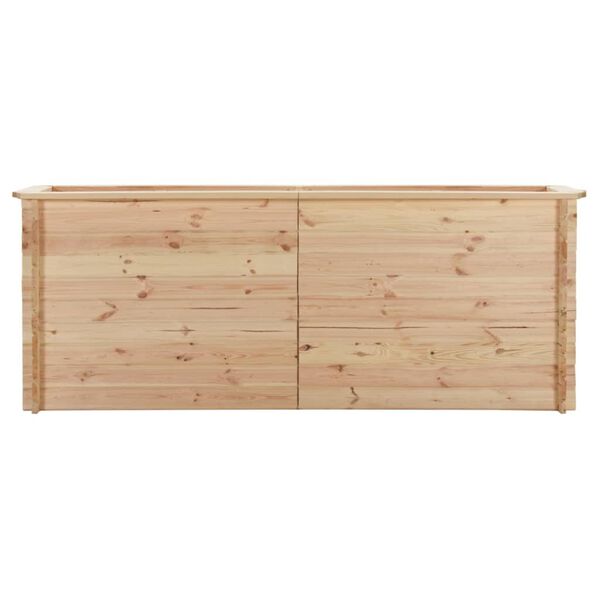 vidaXL Garden Raised Bed 200x50x80 cm Pinewood 19 mm