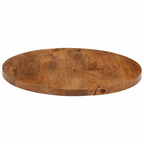 vidaXL Table Top Ø 40x2.5 cm Round Solid Wood Mango