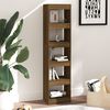 vidaXL Book Cabinet/Room Divider Brown Oak 40x30x166 cm