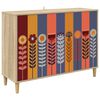 vidaXL Sideboard ESSEN Sonoma 102 x 33 x 75 cm Engineered Wood
