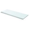 vidaXL Shelves 2 pcs Panel Glass Clear 70x25 cm