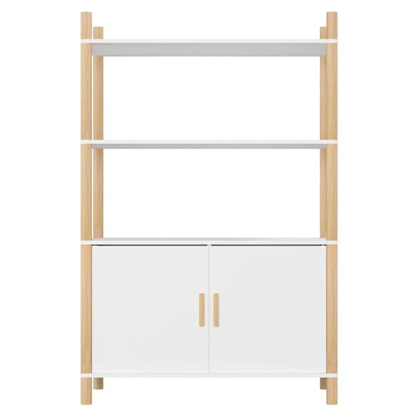 vidaXL Highboard White 80x40x121 cm Engineered Wood
