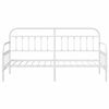 vidaXL Daybed Frame White 80 x 200 cm Powder-Coated Steel