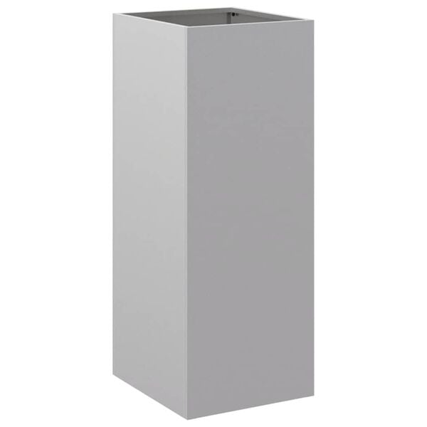 vidaXL Planter Silver 32x29x75 cm Galvanised Steel