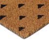 vidaXL Door Mat Natural 40x60 cm Tufted Coir